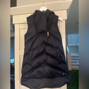 Indyeva Selimut Full Zip Reversible Down Tunic Vest with hood